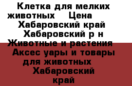 Клетка для мелких животных  › Цена ­ 800 - Хабаровский край, Хабаровский р-н Животные и растения » Аксесcуары и товары для животных   . Хабаровский край